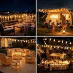 Solar Outdoor Garden String Lights with Remote