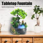 Indoor Tabletop Water Fountain with LED Light