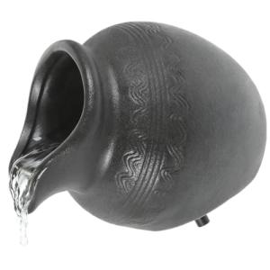 Ceramic Waterfall Jar Zen Fountain Decor 6.3