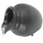 Ceramic Waterfall Jar Zen Fountain Decor 6.3