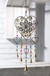 Namaste Heart Glass Bead Wind Chime