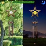 Wind Chimes Solar Lights - LED Star Night Lamp