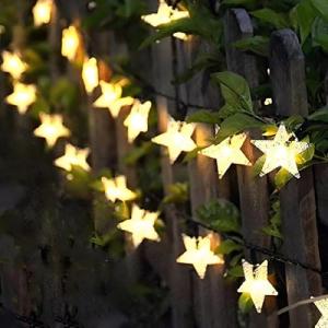 FANSIR 50 LED Solar String Lights, 23ft
