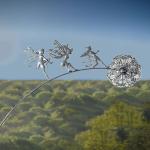 Dandelion Dance Stainless Steel Garden Art Sculpture