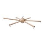 Wooden Mobile Frame Kit with Wind Chimes