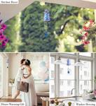 Purple Lighthouse Hanging Sea Glass Wind Chime