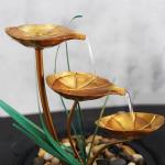 Lotus Design Indoor Water Fountain with LED Lights