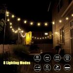 FANSIR 50 LED Solar String Lights, 23ft