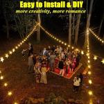 FANSIR 50 LED Solar String Lights, 23ft