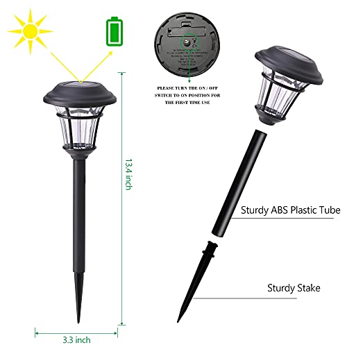 Solar Pathway Lights for Patio, Yard, Driveway (12-Pack)