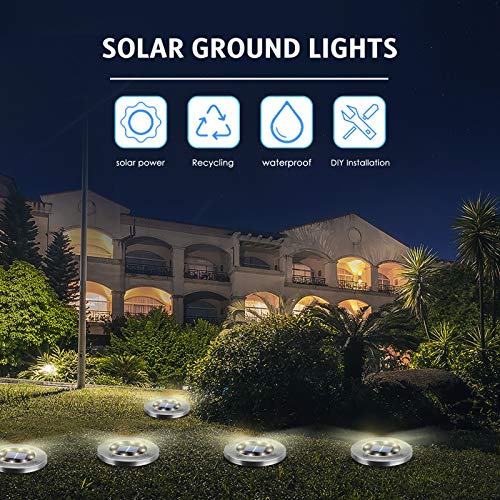 Solar Garden Lights 12-Pack - Outdoor Pathway Decor