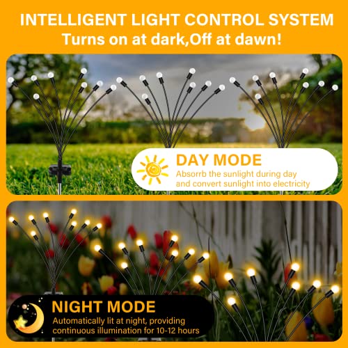 Solar Firefly Lights for Pathway Yard Patio Decoration