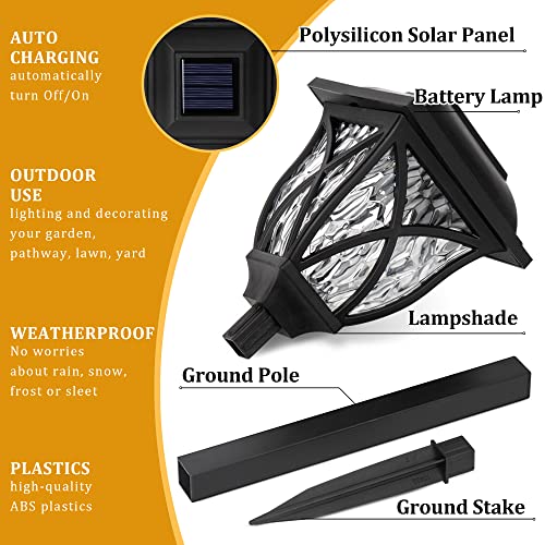 GIGALUMI Solar Garden Lights - Outdoor Decorative Fountains