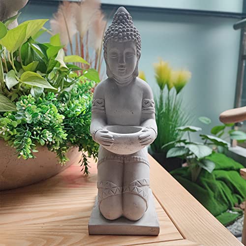 KANTE Buddha Statue: Indoor/Outdoor Tabletop Décor