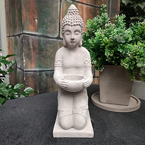 KANTE Buddha Statue: Indoor/Outdoor Tabletop Décor