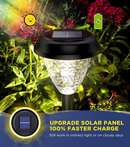 Solar Pathway Lights, 10-Pack, 12H Auto On/Off