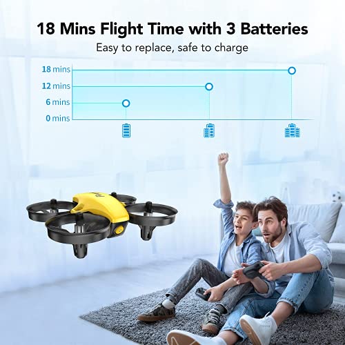 Potensic A20 Mini Drone: 3 Batteries, Easy-Fly