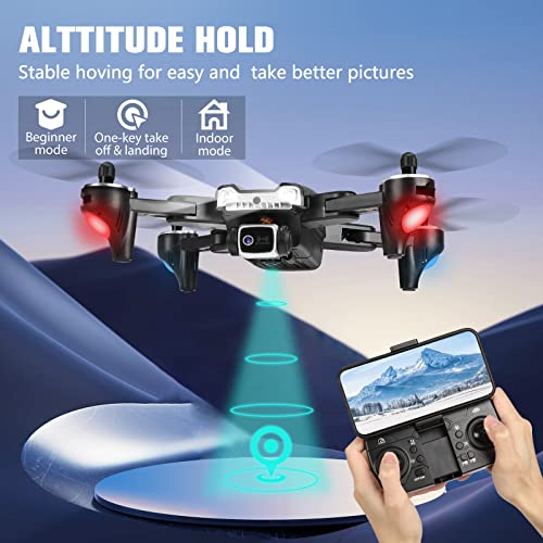 Foldable Dual Camera Drone for Adults and Kids