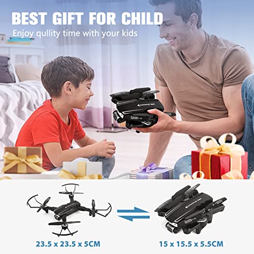 Foldable Dual Camera Drone for Adults and Kids