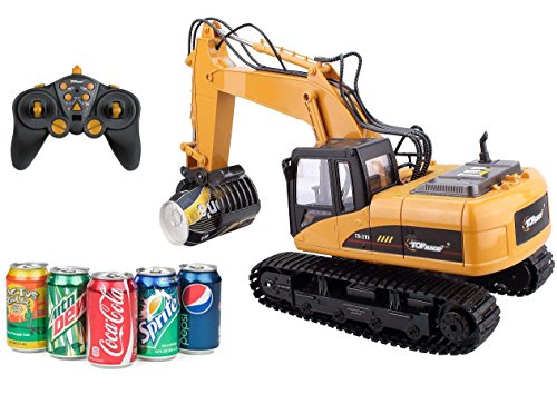RC Digger Excavator Tractor Toy for Boys & Girls