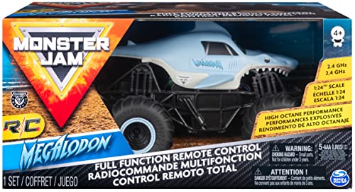 Megalodon Monster Truck Remote Control Car, 1:24 Scale
