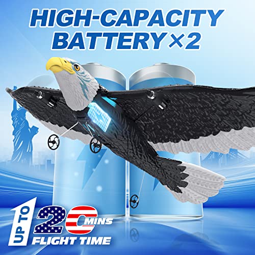 DEERC RC Eagle Plane: Easy-Fly Remote Control Airplane