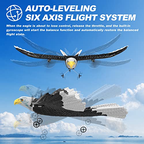 DEERC RC Eagle Plane: Easy-Fly Remote Control Airplane