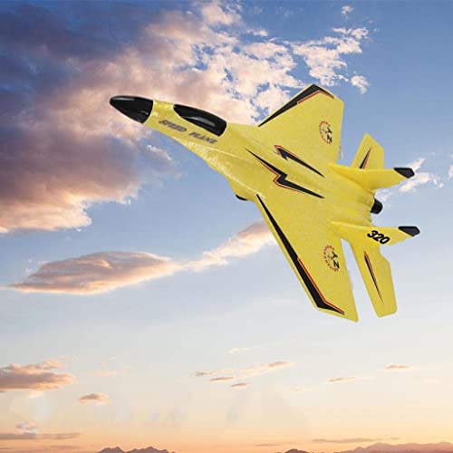 Yellow RC Remote Control Airplane Beginner Toy