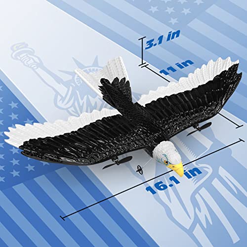 DEERC RC Eagle Plane: Easy-Fly Remote Control Airplane