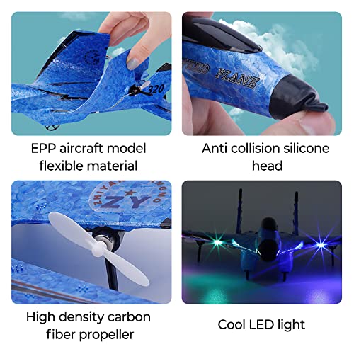 Yellow RC Remote Control Airplane Beginner Toy