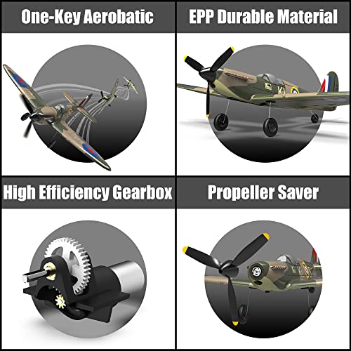 ANTSIR Spitfire Fighter RC Plane - 4 Channel Airplane