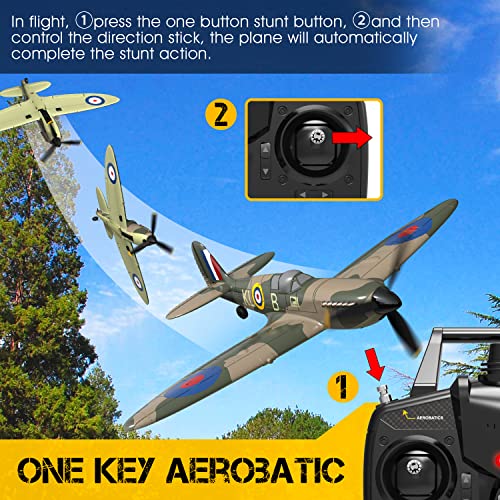 ANTSIR Spitfire Fighter RC Plane - 4 Channel Airplane