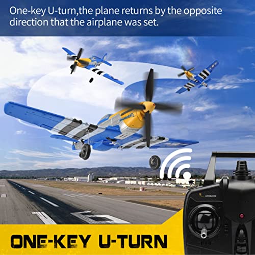 HTLNUZD P51 Remote Control Plane with Xpilot System