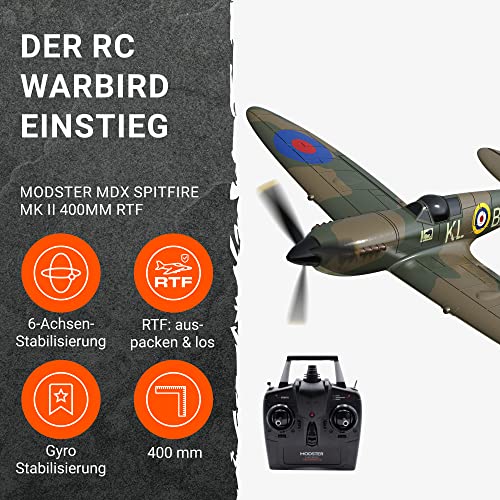 MODSTER MDX Spitfire MK II RC Aeroplane