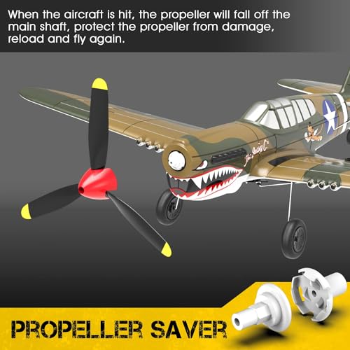 VOLANTEXRC P40 Warhawk RC Plane for Beginners and Experts (761-13)