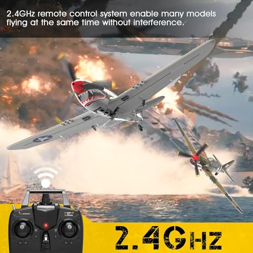 VOLANTEXRC P40 Warhawk RC Plane for Beginners and Experts (761-13)