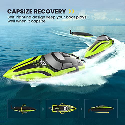 DEERC RC Boat - Fast & Self Righting Watercraft