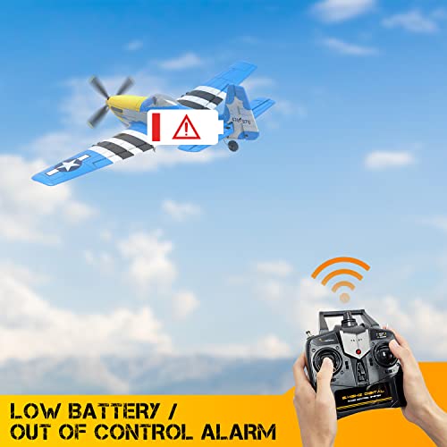 VOLANTEXRC P51 Mustang RC Plane with Xpilot Stabilization