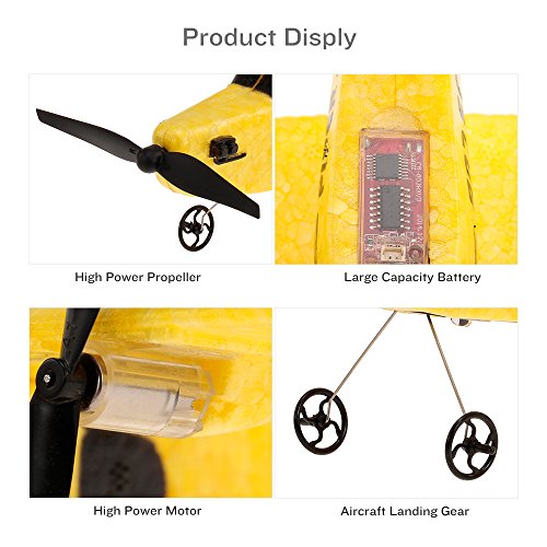 Goolsky RC Glider, 2.4G 2CH Airplane RTF