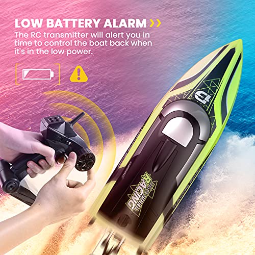 DEERC RC Boat - Fast & Self Righting Watercraft