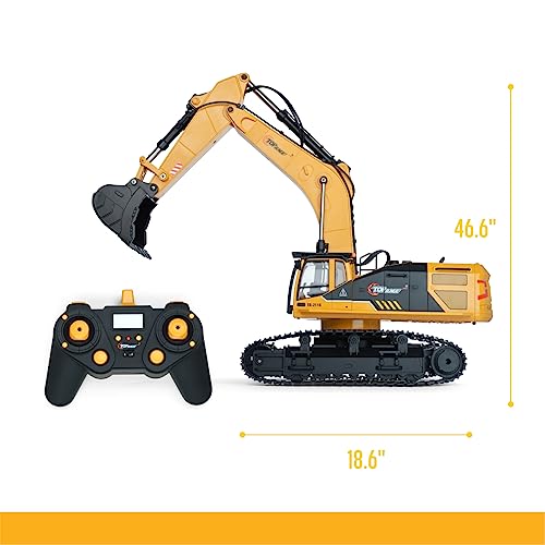 22 Channel Remote Control Excavator: Heavy-Duty RC Tractor
