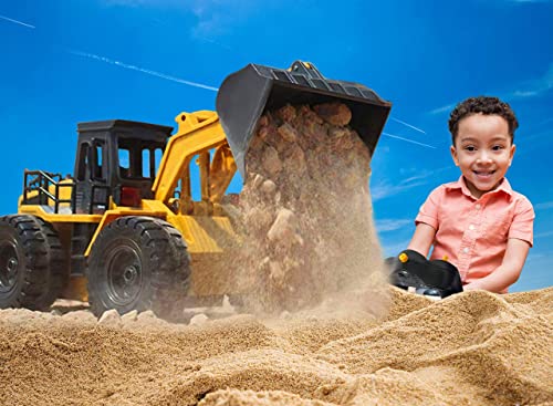 Top Race RC Digger Front Loader Toy