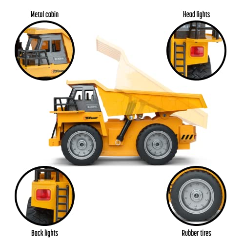 Top Race RC Dump Truck - 5 Channel Tractor