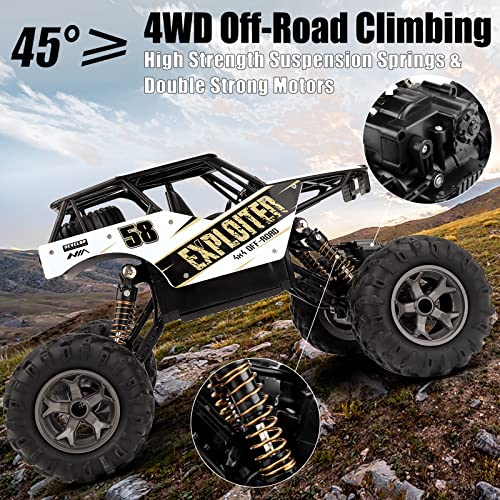deAO Metal Shell RC Rock Crawler - 60 Mins Play