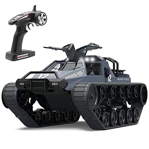 High Speed 4WD RC Army Truck for Kids