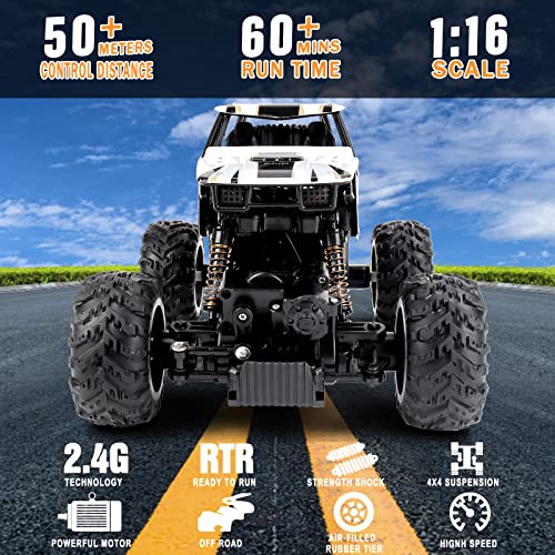deAO Metal Shell RC Rock Crawler - 60 Mins Play