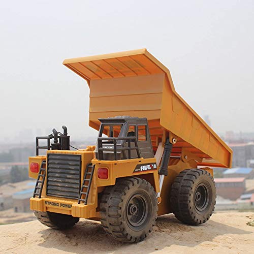 Alloy RC Dump Truck Toy - Lights & Sounds