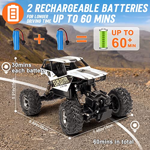 deAO Metal Shell RC Rock Crawler - 60 Mins Play