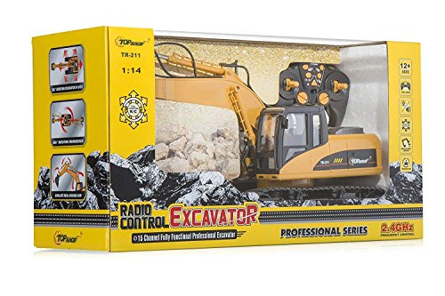 15 Channel RC Excavator Truck with Lights and Sound