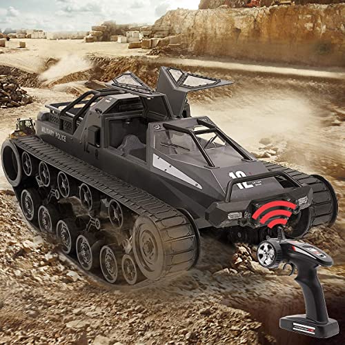 High Speed 4WD RC Army Truck for Kids